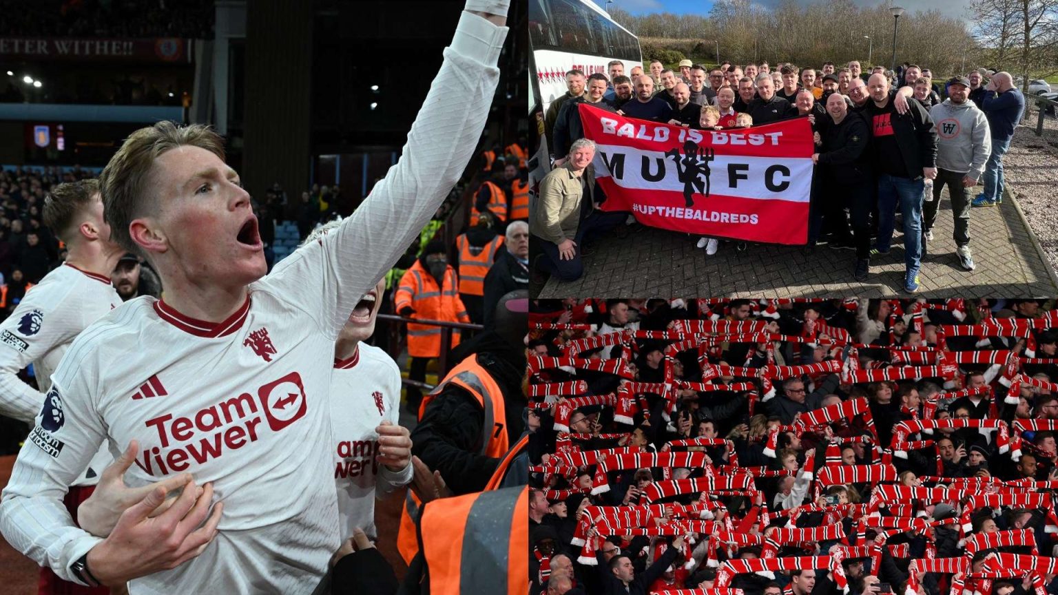 man united wint spannende wedstrijd terwijl een fan worstelt met zijn wilde haardos. lees het verrassende verhaal achter de overwinning en de unieke fanervaring.