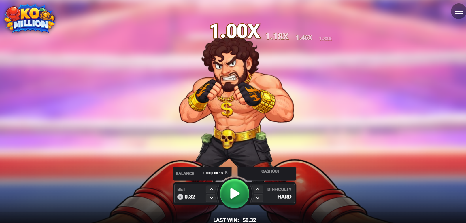 KO Million review demo casino gratis spel, bokser in de ring met multiplier